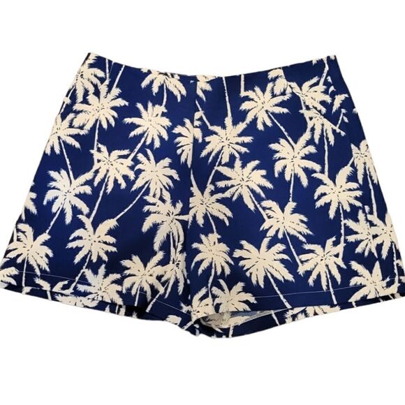 JUST FAB Palm tree textured shorts 22 - Picture 2 of 5